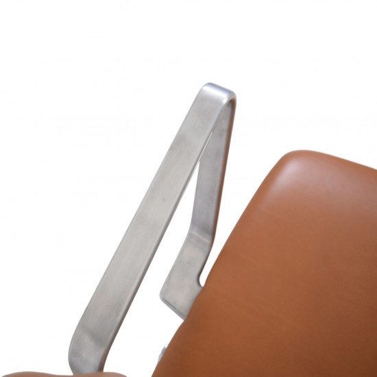 Arne Jacobsen Oxford kontorstol i valnød anilin læder 2008