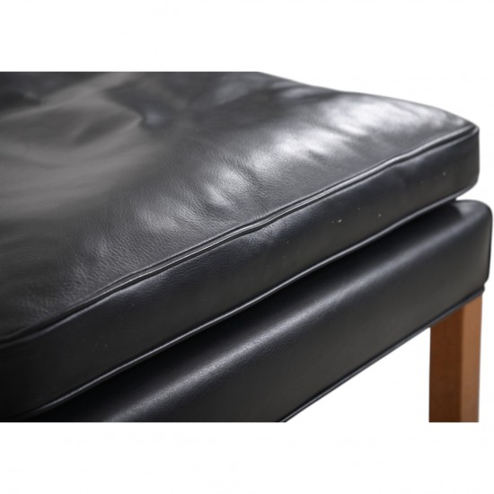 Børge Mogensen 2202 skammel i sort læder 2000'erne