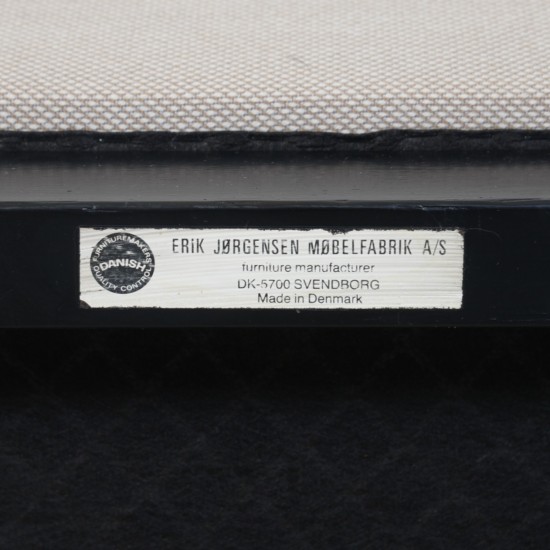 Erik Jørgensen EJ-315 2-personers sofa i gråt stof 1990'erne