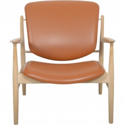 Finn Juhl France stol i cognac læder 2024