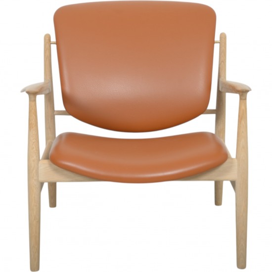 Finn Juhl France stol i cognac læder 2024