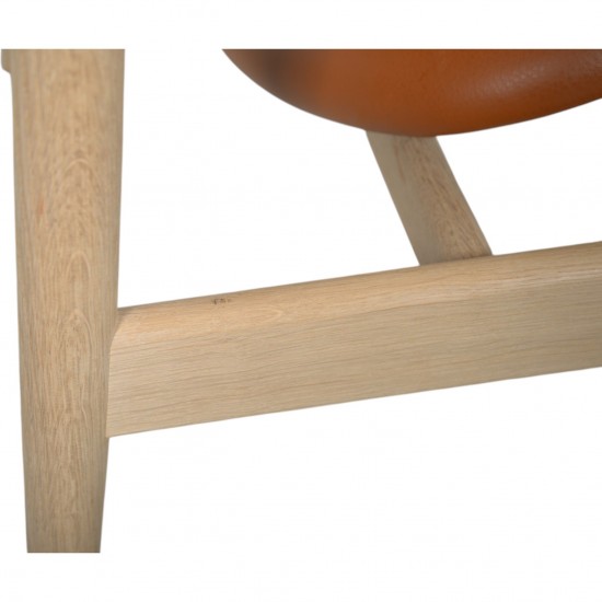 Finn Juhl France stol i cognac læder 2024