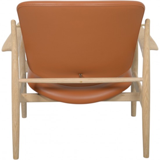 Finn Juhl France stol i cognac læder 2024