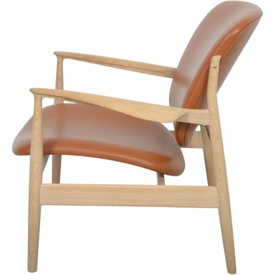 Finn Juhl France stol i cognac læder 2024