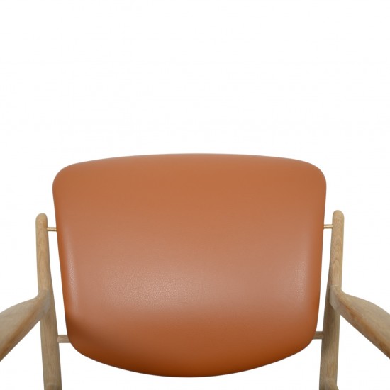 Finn Juhl France stol i cognac læder 2024