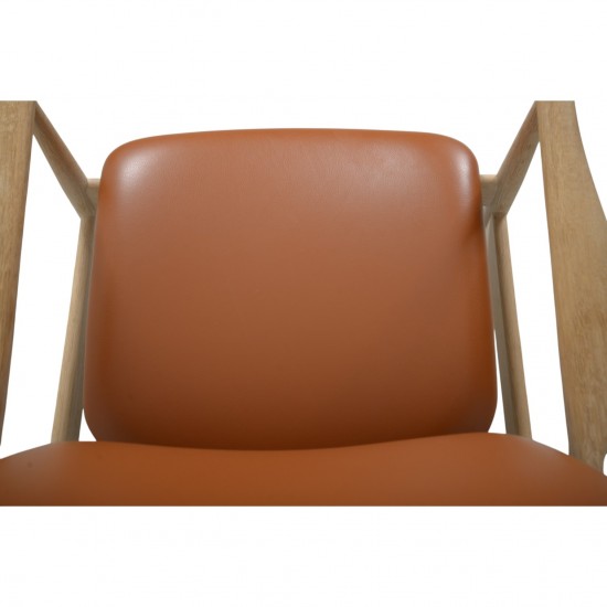 Finn Juhl France stol i cognac læder 2024