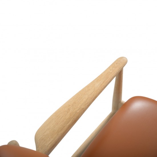 Finn Juhl France stol i cognac læder 2024