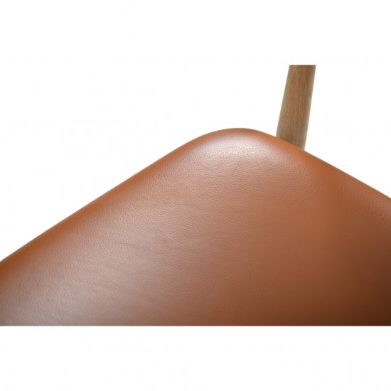 Finn Juhl France stol i cognac læder 2024