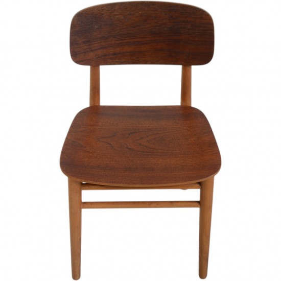 Hans Wegner set of two FH4101 chairs in teak 1970s