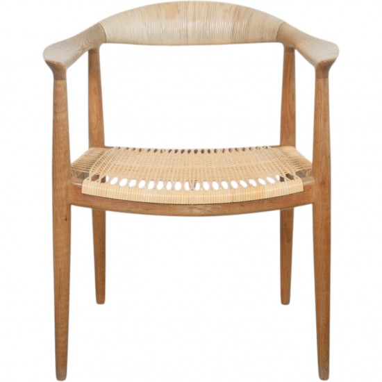 Hans Wegner The Chair JH501 i eg og flet fra 1960'erne