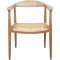 Hans Wegner The Chair JH501 i eg og flet fra 1960'erne