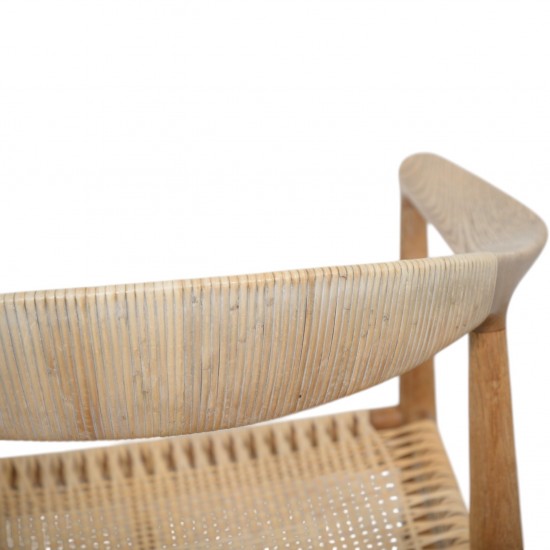 Hans Wegner The Chair JH501 i eg og flet fra 1960'erne