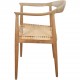Hans Wegner The Chair JH501 i eg og flet fra 1960'erne
