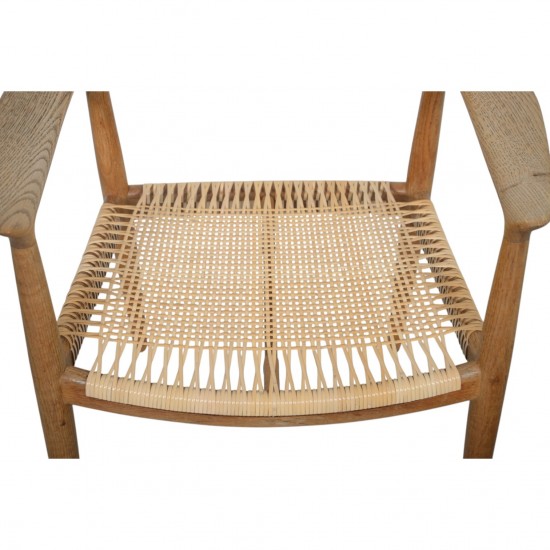 Hans Wegner The Chair JH501 i eg og flet fra 1960'erne