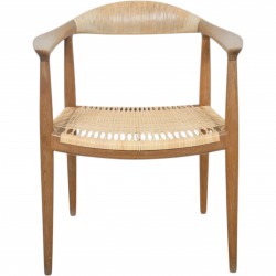 Hans Wegner The chair JH501 i eg og flet fra 1960'erne