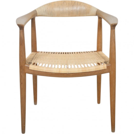 Hans Wegner The chair JH501 i eg og flet fra 1960'erne