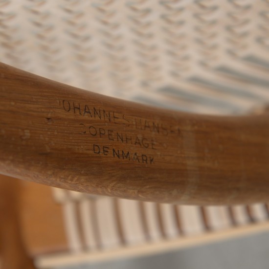 Hans Wegner The chair JH501 i eg og flet fra 1960'erne