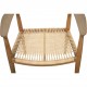 Hans Wegner The chair JH501 i eg og flet fra 1960'erne