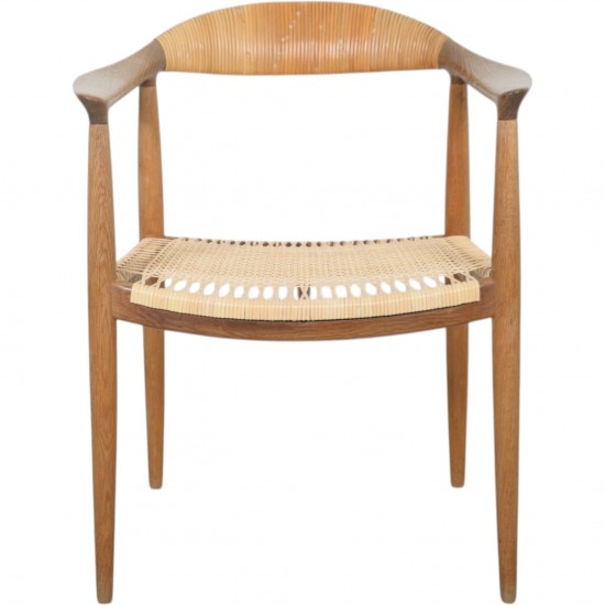 Hans Wegner The chair JH501 i eg og flet fra 1960'erne