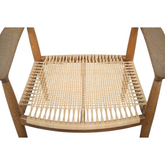 Hans Wegner The chair JH501 i eg og flet fra 1960'erne