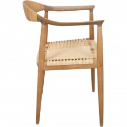 Hans Wegner The chair JH501 i eg og flet fra 1960'erne