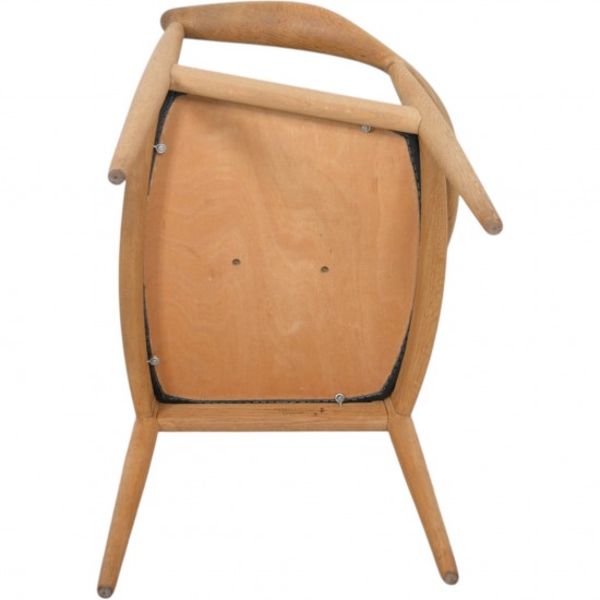 Hans Wegner The chair JH503 i eg og sort læder 1960'erne