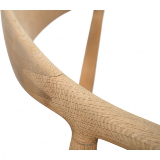 Hans Wegner The chair JH503 i eg og sort læder 1960'erne