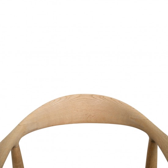 Hans Wegner The chair JH503 i eg og sort læder 1960'erne