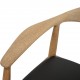 Hans Wegner The chair JH503 i eg og sort læder 1960'erne
