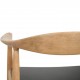 Hans Wegner The chair JH503 i eg og sort læder 1960'erne