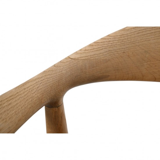 Hans Wegner The chair JH503 i eg og sort læder 1960'erne