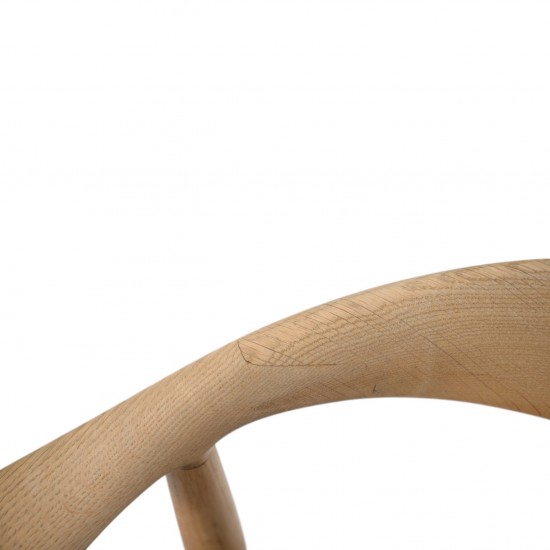 Hans Wegner The chair JH503 i eg og sort læder 1960'erne