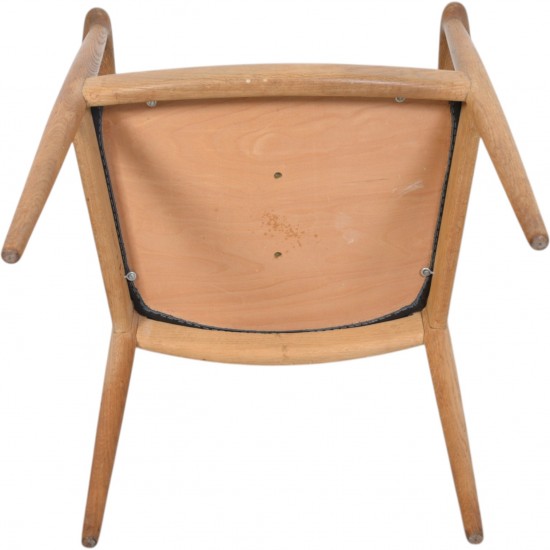 Hans Wegner The chair JH503 i eg og sort læder 1960'erne