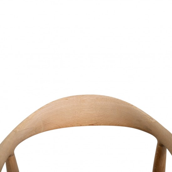 Hans Wegner The chair JH503 i eg og sort læder 1960'erne