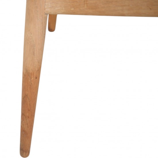 Hans Wegner The chair JH503 i eg og sort læder 1960'erne