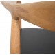 Hans Wegner The chair JH503 i eg og sort læder 1960'erne