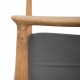 Hans Wegner The chair JH503 i eg og sort læder 1960'erne