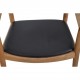 Hans Wegner The chair JH503 i eg og sort læder 1960'erne
