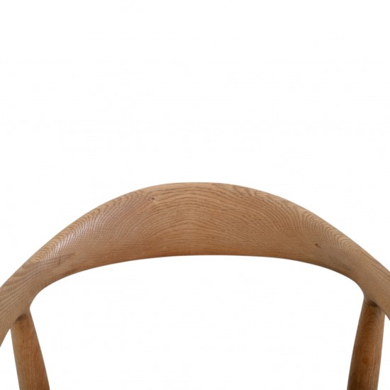 Hans Wegner The chair JH503 i eg og sort læder 1960'erne