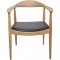 Hans Wegner The chair JH503 i eg og sort læder 1960'erne