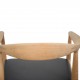 Hans Wegner The chair JH503 i eg og sort læder 1960'erne