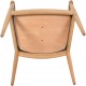 Hans Wegner The chair JH503 i eg og sort læder 1960'erne