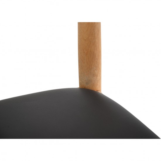 Hans Wegner The chair JH503 i eg og sort læder 1960'erne