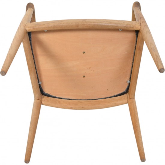 Hans Wegner The chair JH503 i eg og sort læder 1960'erne
