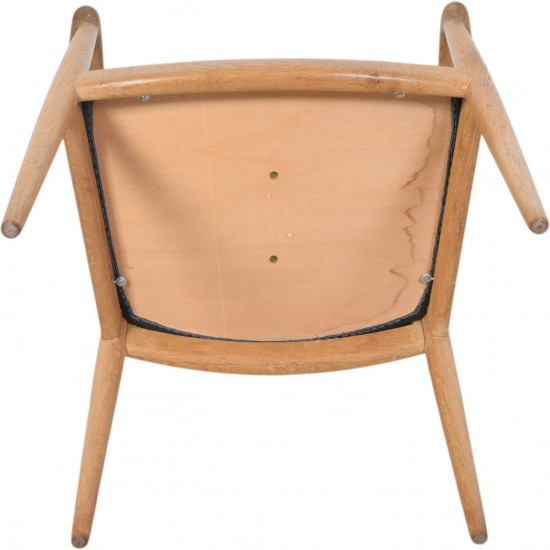 Hans Wegner The chair JH503 i eg og sort læder 1960'erne