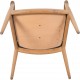 Hans Wegner The chair JH503 i eg og sort læder 1960'erne