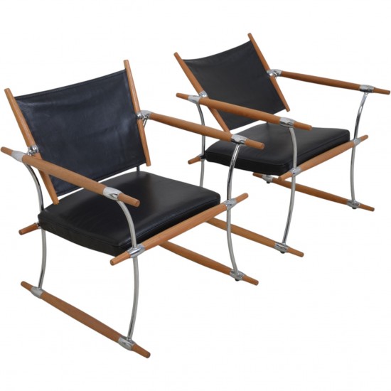 Jens Quistgaard sæt af to stokke stole 2000'erne