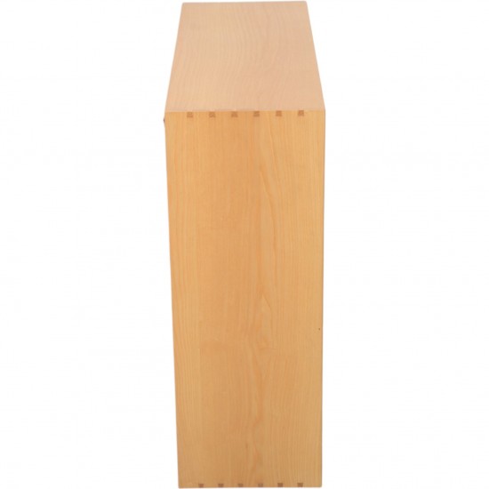 Mogens Koch Bogkasse af elm med glaslåger 1970'erne