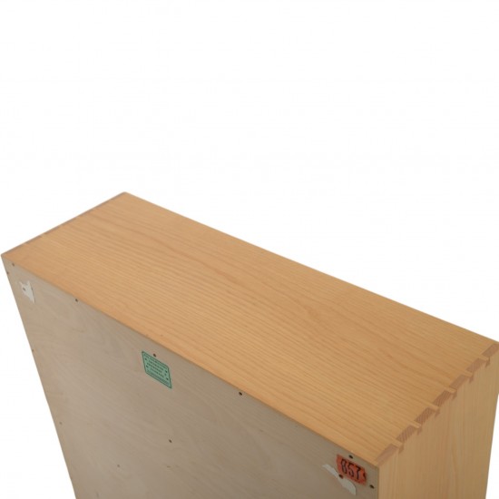 Mogens Koch Bogkasse af elm med glaslåger 1970'erne