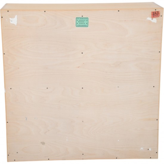 Mogens Koch Bogkasse af elm med glaslåger 1970'erne